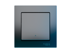 Умный выключатель Sber одноклавишный, карбон.