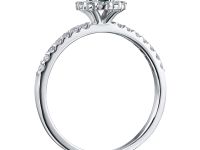 Кольцо из белого золота с бриллиантами э4001кц04190300