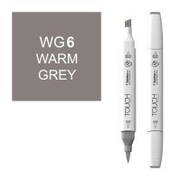 Маркер спиртовой BRUSH Touch Twin цв. WG6 тёплый серый