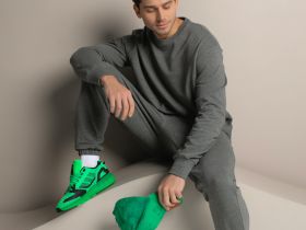 Брюки Massimo men, серые на резинке