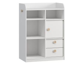 Стеллаж детский Арчи 80x111 Белый