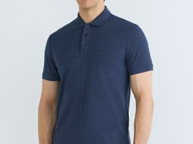 Базовая футболка-поло, Синий