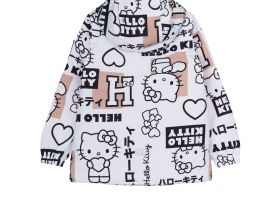 Куртка текстильная с полиуретановым покрытием для девочек (ветровка)