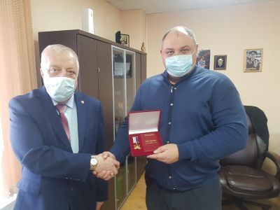 Исполнительный директор Ассоциации строителей АЯМ отмечен высокой наградой за служение на благо Алданского благочиния