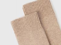 Носки из пряжи с кашемиром, Бежевый