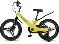 Детский велосипед Maxiscoo Space Deluxe 18, год 2026, цвет Желтый
