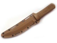 Нож с фиксированным клинком CRKT Hissatsu (Desert Tan), сталь 440А, рукоять пластик/резина