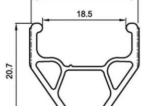 Обод Author Argon Pro X7 26" (ниппель (спорт) 32 стенка двойная, одинарный пистон 26" (559) для ободных и дисковых тормозов)
