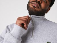 Мужская толстовка Lacoste на молнии с высоким воротом