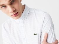 Мужская рубашка Lacoste приталенного кроя
