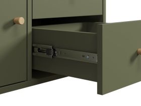 Стеллаж Кейн 3-75x149 Оливковый