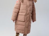 Пальто текстильное с полиуретановым покрытием для девочек