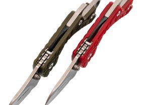 Набор из двух складных ножей KERSHAW Cinder, сталь 3Cr13MoV, рукоять термопластик GFN, красный/зеленый