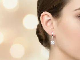 Серьги из белого золота э4712сг12231169