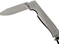 Нож складной Cold Steel Pocket Bushman, сталь 4116, рукоять нержавеющая сталь, серебристый