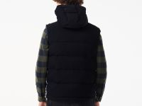 Мужской утеплённый жилет Lacoste с капюшоном