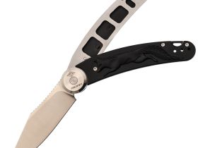 Складной нож Перемен Лисичка, сталь 8Cr14MoV, рукоять FRN, черный