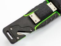 Нож для выживания с огнивом и точилкой Ganzo G8012, зеленый