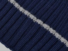 Шапка-бини с шерстью