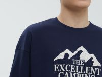 Футболка из хлопка с принтом