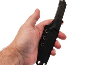 Шейный нож "Городской", сталь N690, рукоять карбон