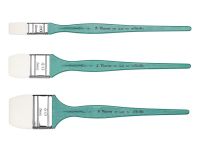 Кисть имитация козы №60 флейц "Tintoretto Aquaflat" на длинной ручке