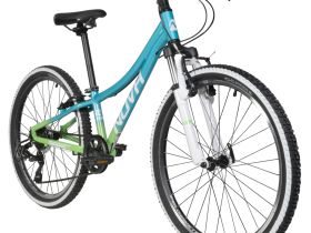 Подростковый велосипед Novatrack Katrina 24 V-Brake, год 2025, цвет Красный-Желтый, ростовка 12