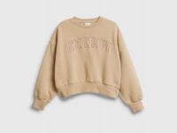 Свитшот оверсайз для девочек, Бежевый