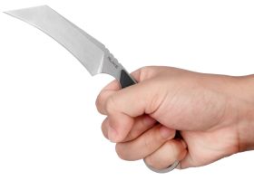 Нож с фиксированным клинком Ruike FS68-B, сталь 14C28N, рукоять G10, черный