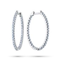Серьги из белого золота э4712сг12210612