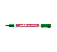 Маркер перманентный Edding "400" 1 мм с круглым наконечником, зеленый