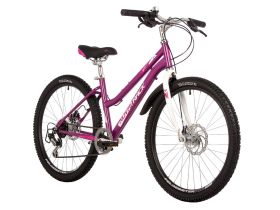 Подростковый велосипед Novatrack Jenny 24 Disc, год 2023, цвет Розовый, ростовка 12