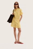 Шорты свободные из смесового льна