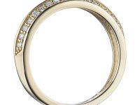 Кольцо из желтого золота с бриллиантами э0301кц07210126
