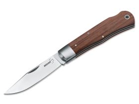 Нож складной Lockback Bubinga - Boker 01BO185, сталь 440C Satin Plain, рукоять дерево бубинго