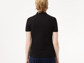 Женское поло Lacoste приталенного кроя из эластичного хлопка