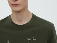 Футболка из хлопка с принтом