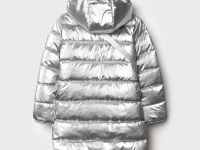 Пальто текстильное с полиуретановым покрытием для девочек