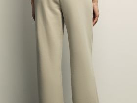 Спортивные брюки широкого кроя