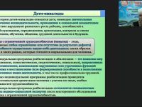 Международный вебинар "Современные практики сопровождения ребенка с ОВЗ и инвалидностью в дошкольной организации"