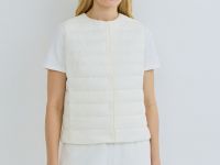 Лёгкий стёганый жилет, Бежевый