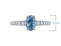 Кольцо из белого золота э0912кц10220004_blue