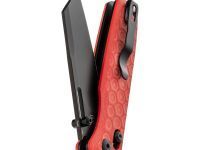 Складной нож Kizer Task, сталь Nitro-V, рукоять G10, красный