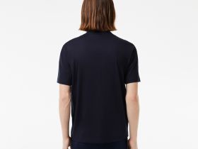 Мужская футболка Lacoste из хлопка с контрастным значком