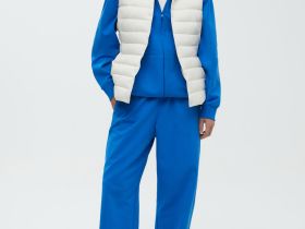 Утепленный жилет приталенного силуэта