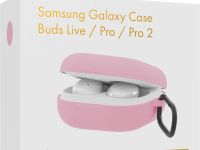 Чехол moonfish для Galaxy Buds FE | Buds2 Pro | Buds2 | Buds Pro | Buds Live розовый