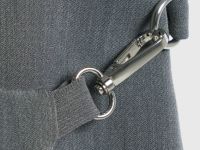 Прямая юбка миди на запах, Серый