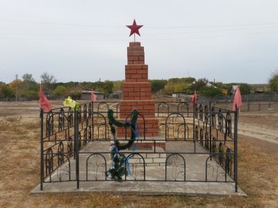 Братская могила советских воинов, погибших в период Сталинградской битвы