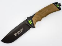 Нож для выживания с огнивом и точилкой Ganzo G8012, коричневый