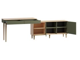 Стол-тумба Элвуд 250x78 Оливковый